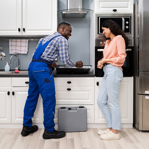 can you provide an estimate for cooktop repair before beginning any work in East Barre